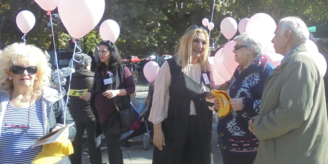 Με …ροζ και μουσική στο κέντρο των Τρικάλων