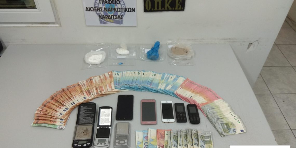 Συλλήψεις για εμπορία κοκαΐνης και ηρωίνης