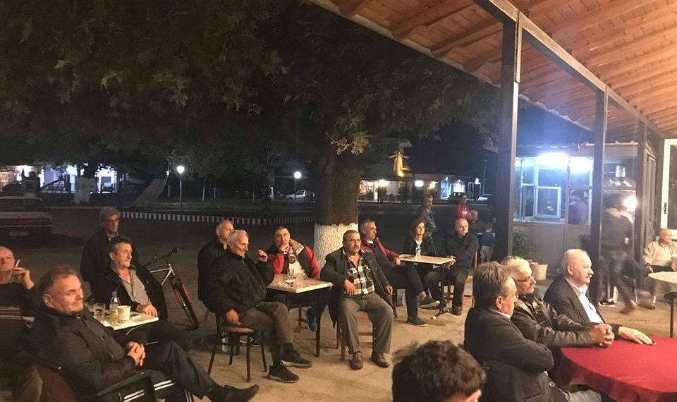 Εκδήλωση του ΣΥΡΙΖΑ στο Βαλτινό Τρικάλων