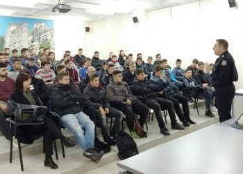 Ενημέρωση μαθητών του 1ου ΕΠΑ.Λ. Τρικάλων στην κυκλοφοριακή αγωγή