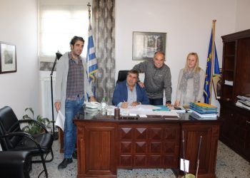 Υπογραφή για έργα στα ορεινά του Δήμου Πύλης