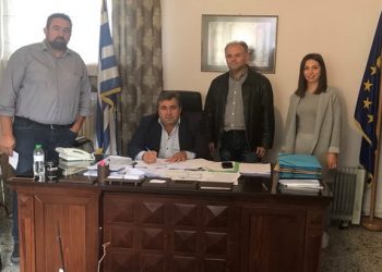 Σύμβαση για την αποκατάσταση ζημιών στην Δημοτική Ενότητα Αιθήκων