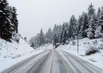 Χιόνι και βροχή οι «πονοκέφαλοι» στο Νομό Τρικάλων