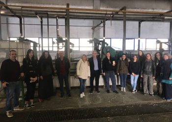Στο Εριοπολυντήριο της Μεγάρχης Μεταπτυχιακοί Φοιτητές του Πανεπιστημίου Θεσσαλίας