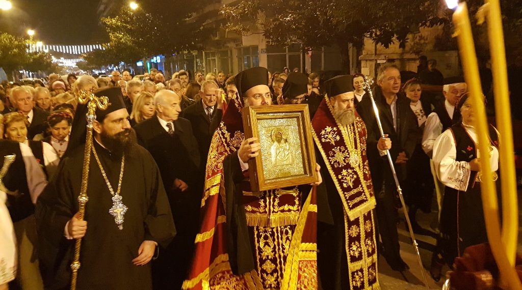 Συνεχίζονται οι λατρευτικές εκδηλώσεις στα Τρίκαλα για την «Παναγία Σπηλαιώτισσα»