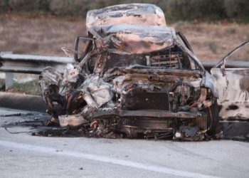 Απανθρακώθηκαν 4 άτομα μετά από τροχαίο δυστύχημα