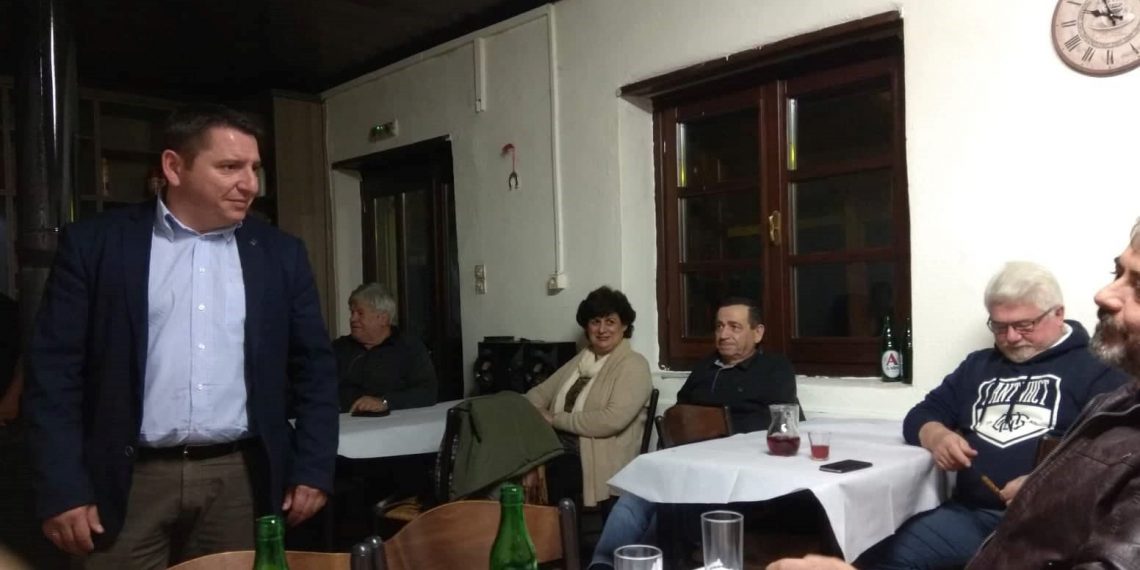 Συνεχίζει τις περιοδείες του στα ορεινά ο Βαλάντης Τσιούτσιας