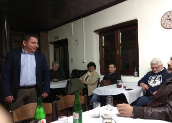 Συνεχίζει τις περιοδείες του στα ορεινά ο Βαλάντης Τσιούτσιας