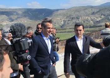 Με τον Κυριάκο Μητσοτάκη στον ΧΥΤΑ Φυλής ο Κώστας Σκρέκας