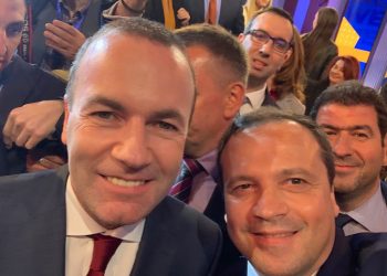 Στο Ζάππειο με τον Μάνφρεντ Βέμπερ ο Θανάσης Λιούτας