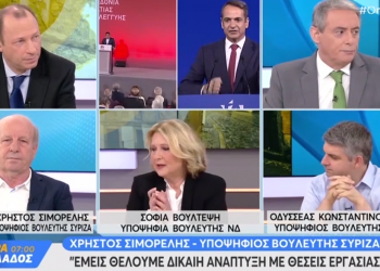 Πολιτική παρέμβαση του Χρήστου Σιμορέλη