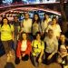 Στα …πορτοκαλί η κεντρική πεζογέφυρα των Τρικάλων