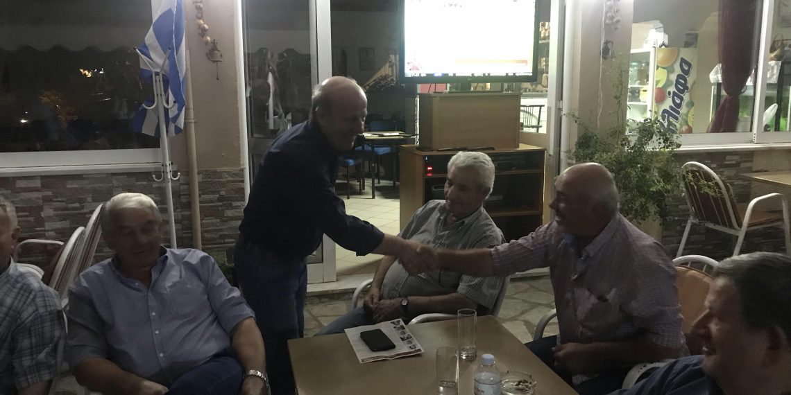 Συνεχίζει τις περιοδείες και «οργώνει» τον Νομό Τρικάλων