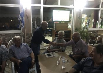 Συνεχίζει τις περιοδείες και «οργώνει» τον Νομό Τρικάλων