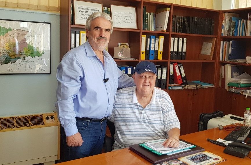 Συνάντηση  του Προέδρου του Επιμελητηρίου Τρικάλων με τον Δήμαρχο Φαρκαδόνας