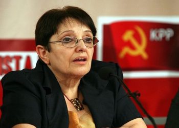 Στα Τρίκαλα η Αλέκα Παπαρήγα