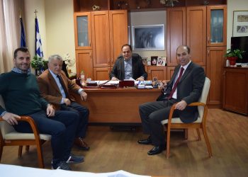 Συνάντηση Εκπροσώπων της «Συνεταιριστικής Τράπεζας Θεσσαλίας» με τον Δήμαρχο Καρδίτσας