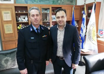 Εθιμοτυπικές επισκέψεις του νέου Διοικητή της Πυροσβεστικής Υπηρεσίας Τρικάλων