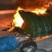 Στις φλόγες κάδοι και …αυτοκίνητο στα Τρίκαλα