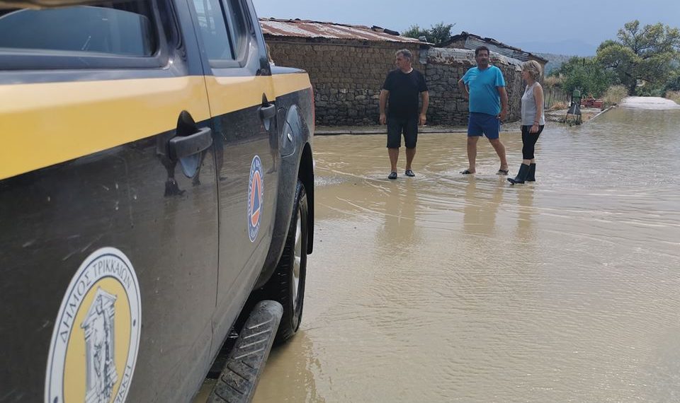 Μετατράπηκε σε …λιμνοθάλασσα το Ρίζωμα Τρικάλων