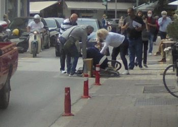 Ευτυχώς δεν διέρχονταν αυτοκίνητο…
