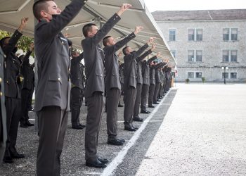Ορκωμοσία Σπουδαστών Ιης Τάξης της Σχολής Μονίμων Υπαξιωματικών