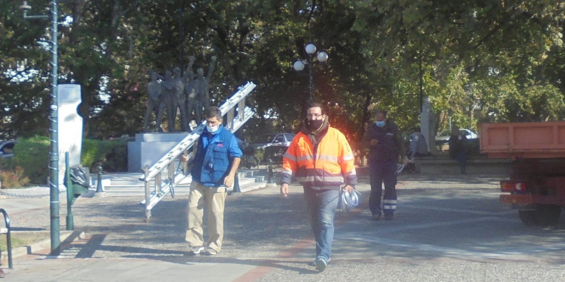 Ξεκίνησε ο …στολισμός στα Τρίκαλα