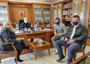 Ενημερωτική επίσκεψη στον Δήμο Μετεώρων για την Διευθύντρια Β/Βάθμιας Εκπαίδευσης Τρικάλων