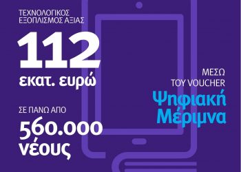 Επιταγή (voucher) αξίας 200 ευρώ για αγορά τεχνολογικού εξοπλισμού (tablet, laptop, desktop)