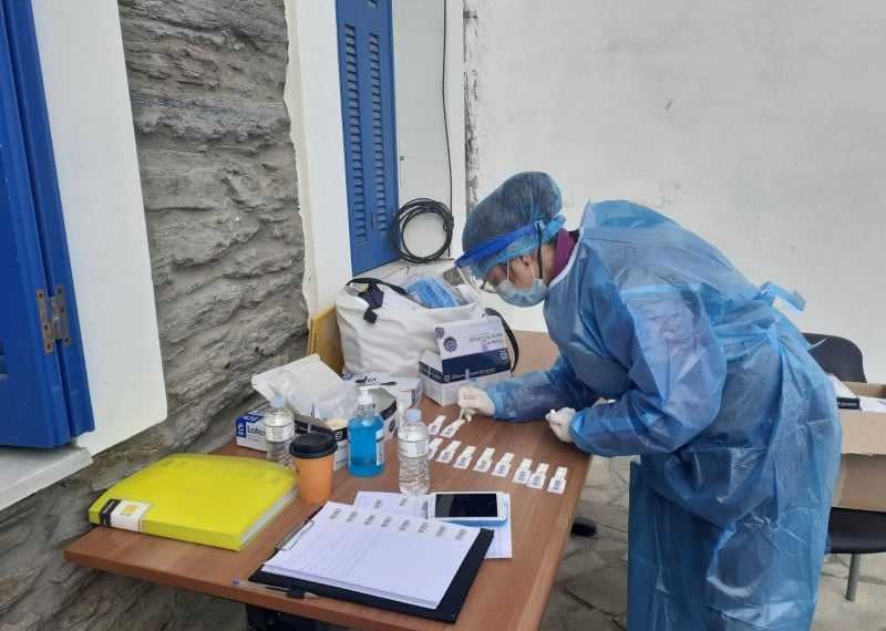 Στα 4 τα θετικά κρούσματα covid-19 με Rapid Tests στα Μεγάλα Καλύβια Τρικάλων