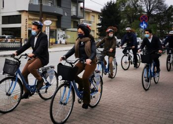 Στα Τρίκαλα και για …ποδηλατάδα Υφυπουργός