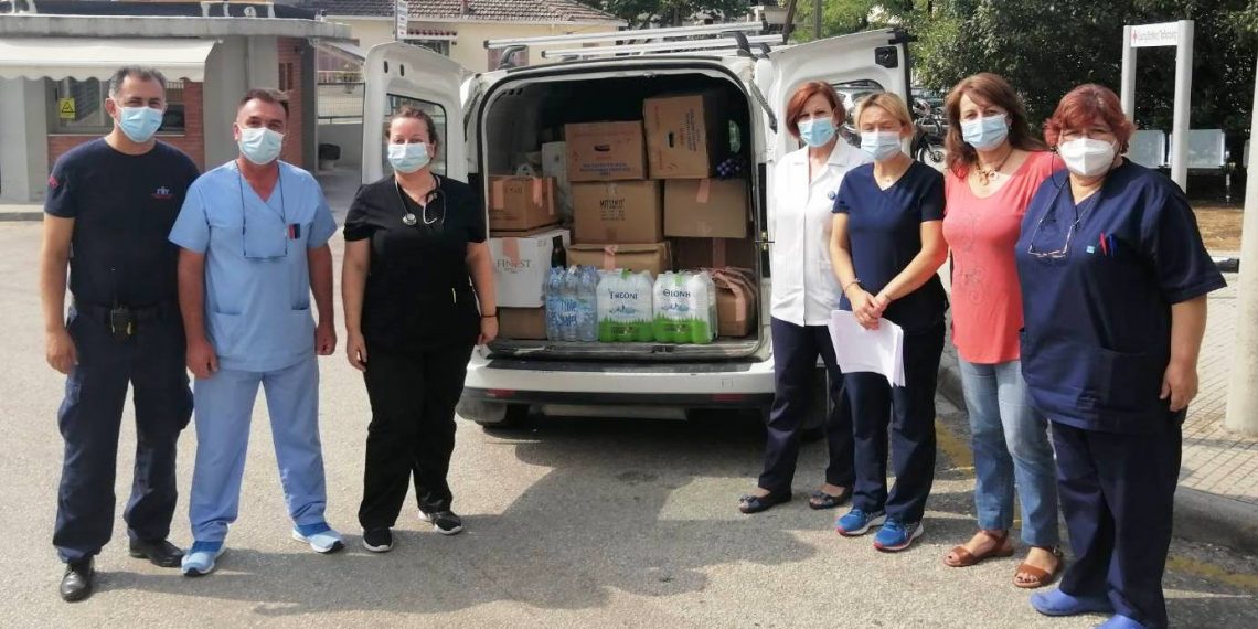 Έμπρακτη αλληλεγγύη στους πυρόπληκτους της Εύβοιας