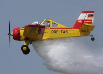Σώος ο πιλότος μετά την πτώση πυροσβεστικού