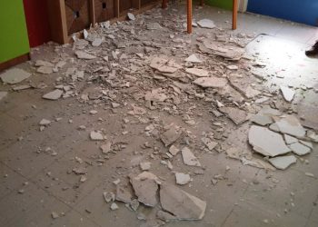 Κατέρρευσε τμήμα της οροφής στον 2ο Παιδικό Σταθμό Τρικκαίων