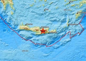 Επίσκεψη του Εγκέλαδου στην Κρήτη