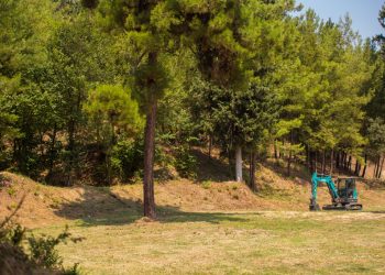 Σε εξέλιξη εργασίες πυροπροστασίας στο άλσος του Προφήτη Ηλία