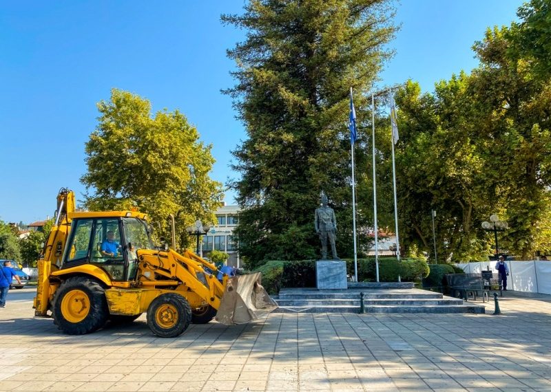 «Τέλος εποχής» και νέα μορφή για την κεντρική πλατεία των Τρικάλων