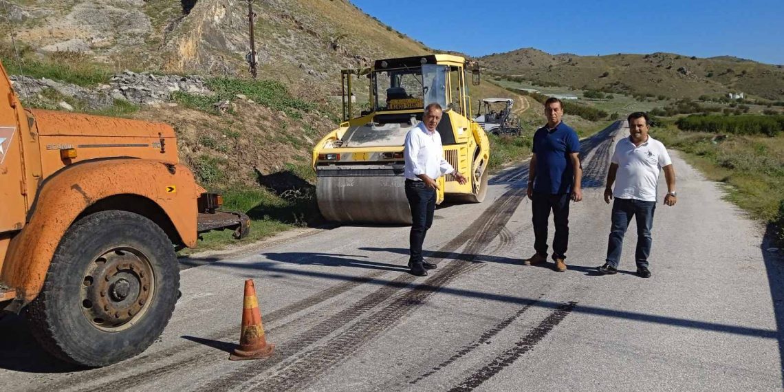 Παρέμβαση στο παράπλευρο δίκτυο της Εθνικής Οδού Τρικάλων – Λάρισας