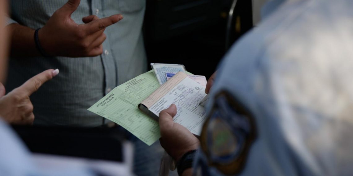«Έβρεξε» πρόστιμα από την Τροχαία