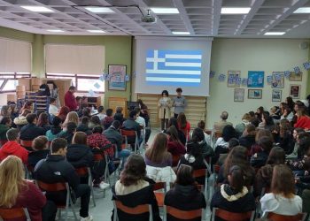 Εορτασμός της 49ης επετείου της εξέγερσης του Πολυτεχνείου