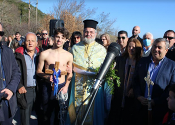 Αγιασμός των υδάτων σε Πύλη και Παλαιοκαρυά