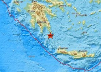 Σεισμός 5,2 Ρίχτερ σε θαλάσσιο χώρο των Κυθήρων