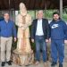 Δημιουργία ξύλινου γλυπτού στην Καλαμπάκα με την μορφή του Αγίου Παϊσίου