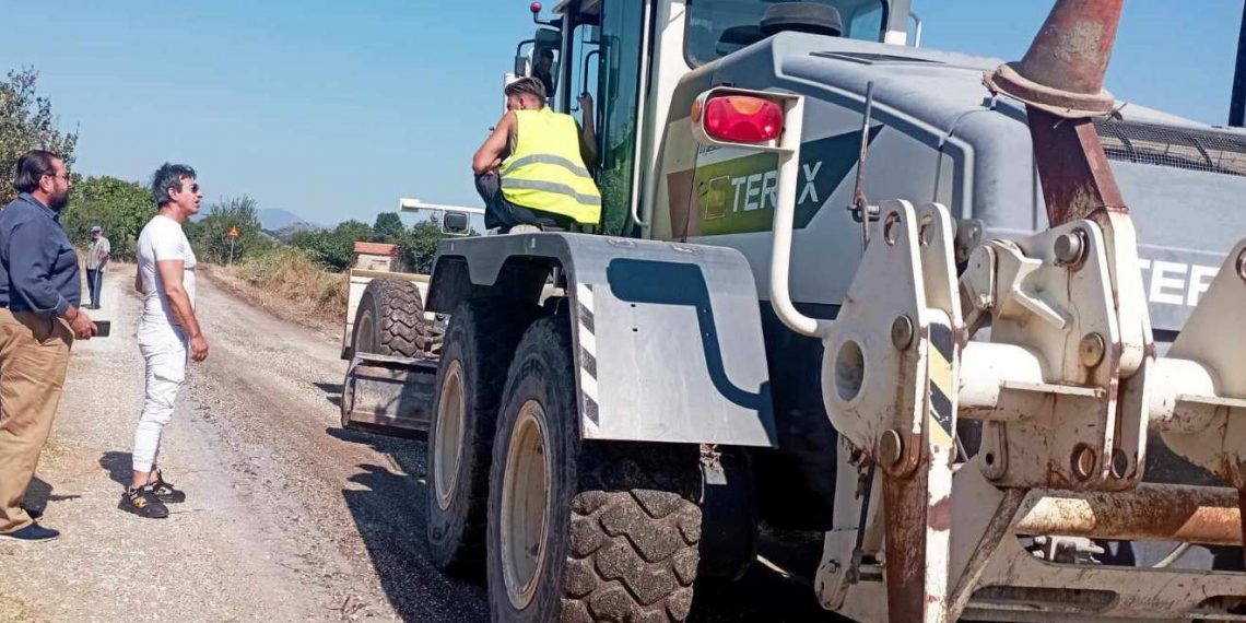 Βελτίωση του αγροτικού οδικού δικτύου στην περιοχή των Μετεώρων