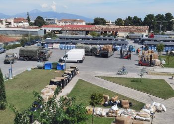 Συνεχίζεται η συγκέντρωση ανθρωπιστικής βοήθειας για τους πληγέντες της Θεσσαλίας