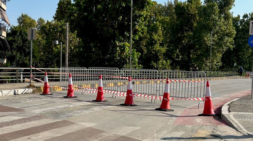 Έκλεισε για έλεγχο στατικότητας η γέφυρα «Γκίκα» στα Τρίκαλα
