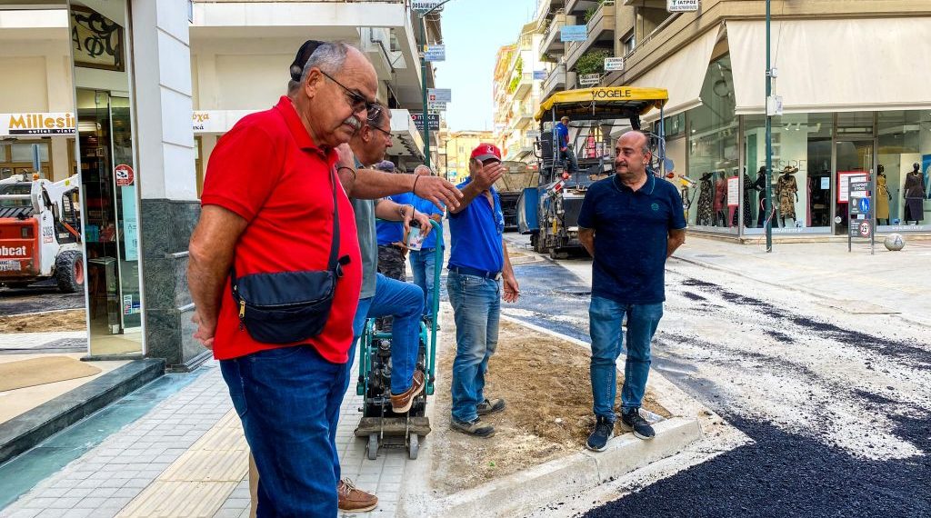 Στην τελική ευθεία η αποκατάσταση της οδού Γαριβάλδη