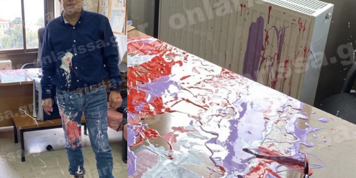 Επίθεση με …μπογιές δέχθηκε ο Κώστας Αγοραστός