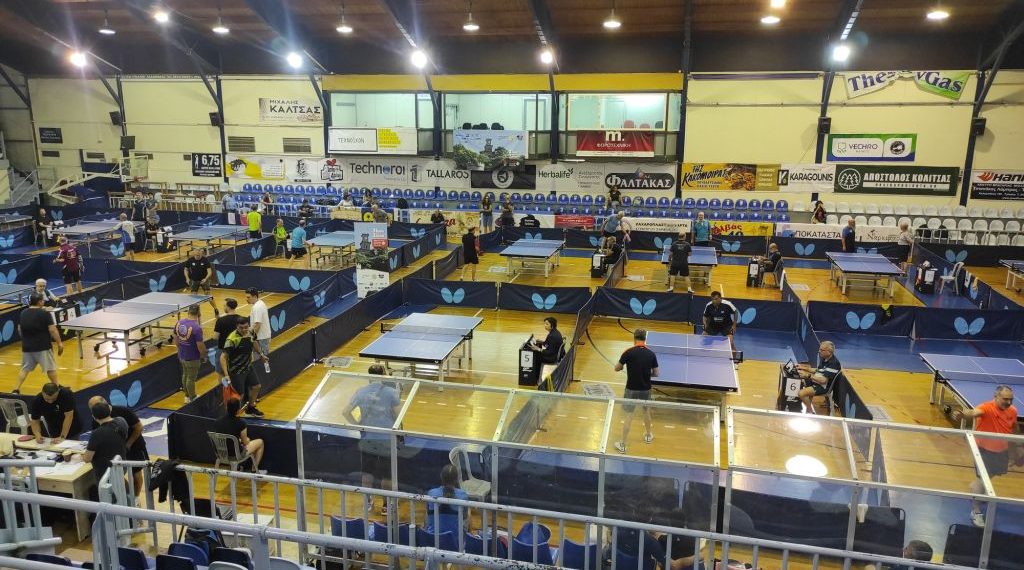 Με μεγάλο αριθμό συμμετοχών το 13ο Πανελλήνιο πρωτάθλημα πινγκ-πονγκ Ανεξάρτητων και Βετεράνων