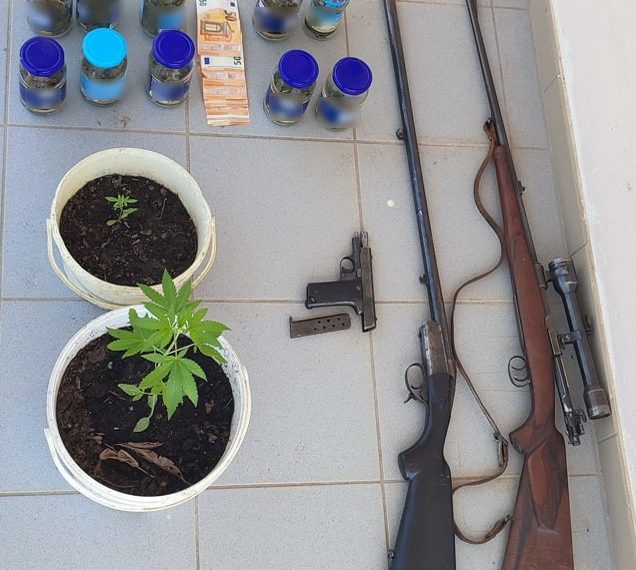 Έφοδος Αστυνομικών σε οικία και επιχείρηση στην Φαρκαδόνα